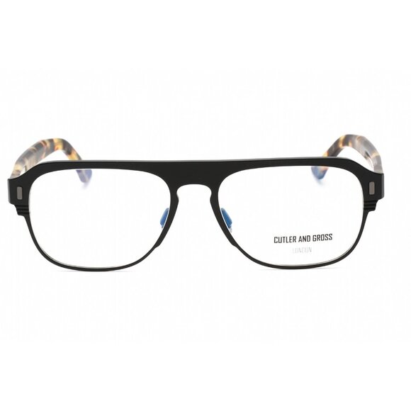 NEW CUTLER AND GROSS CGOP136555 003 UNISEX BLACK HAVANA EYEGLASSES